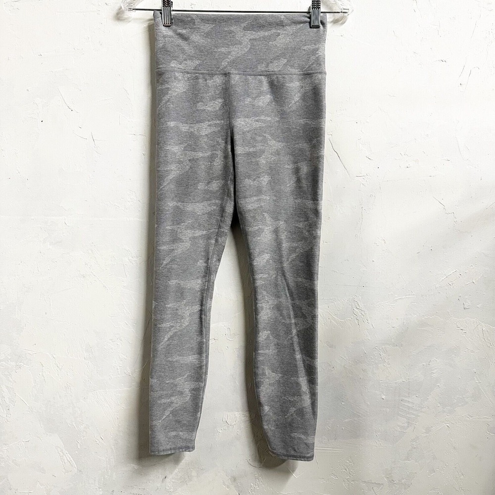 Vuori Clean Elevation Leggings Camo Gray Soft High Rise Athletic Womens Small